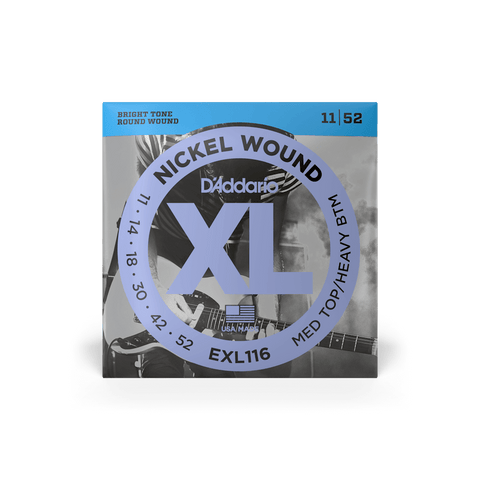 D'Addario EXL116 11-52 Medium/Heavy Electric Guitar Strings