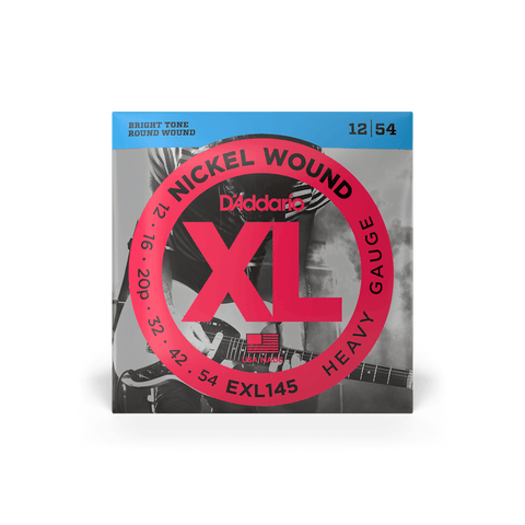 D'Addario EXL145 12-54 Heavy Electric Guitar Strings