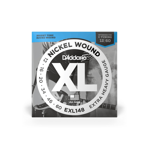 D'Addario EXL148 12-60 Extra Heavy Electric Guitar Strings
