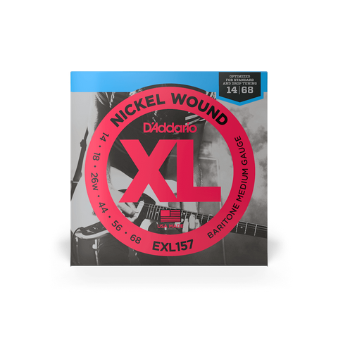 D'Addario EXL157 Medium Baritone Electric Guitar Strings 14-68