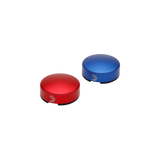 D'Addario XPND Footswitch Toppers 2-Pack Blue/Red