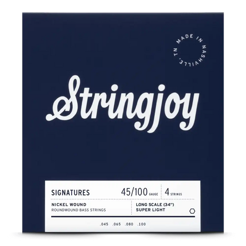 Stringjoy 45-100 Long Scale Light Electric Bass Strings