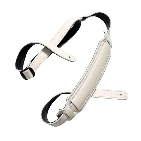 Franklin Strap American Bison Vintage White Leather Strap