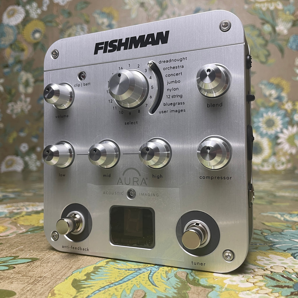 Fishman Aura Spectrum DI Acoustic Guitar Imaging Preamp Pedal 