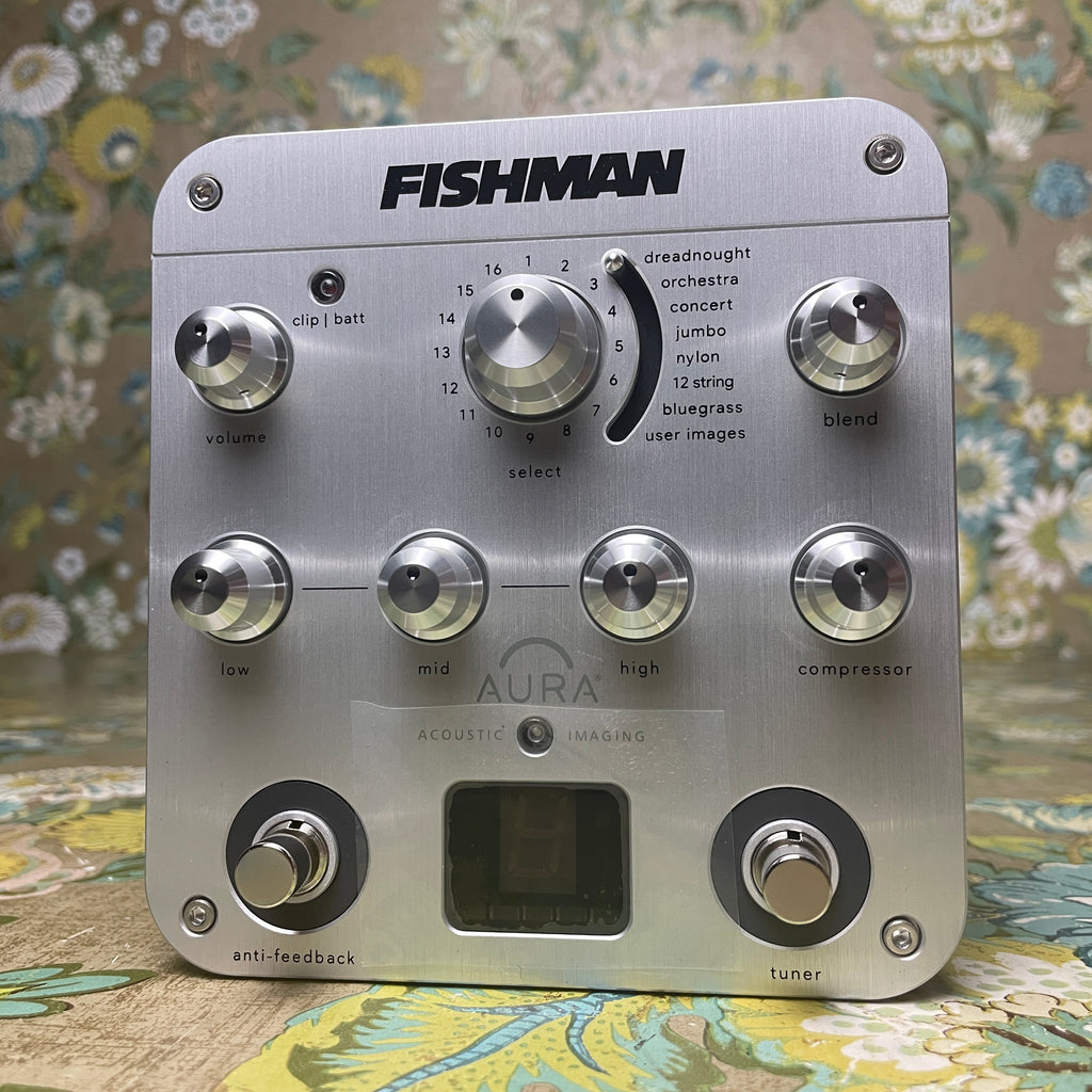 Fishman Aura Spectrum DI Acoustic Guitar Imaging Preamp Pedal – eastside  music supply