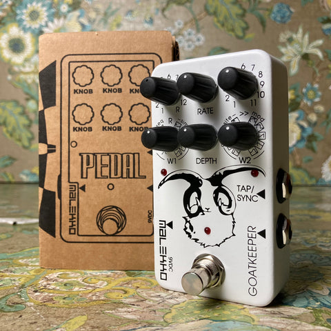 goatkeeper pedal Malekko Goatkeeper Polyrhythmic Analog Tremolo – eastside music supply