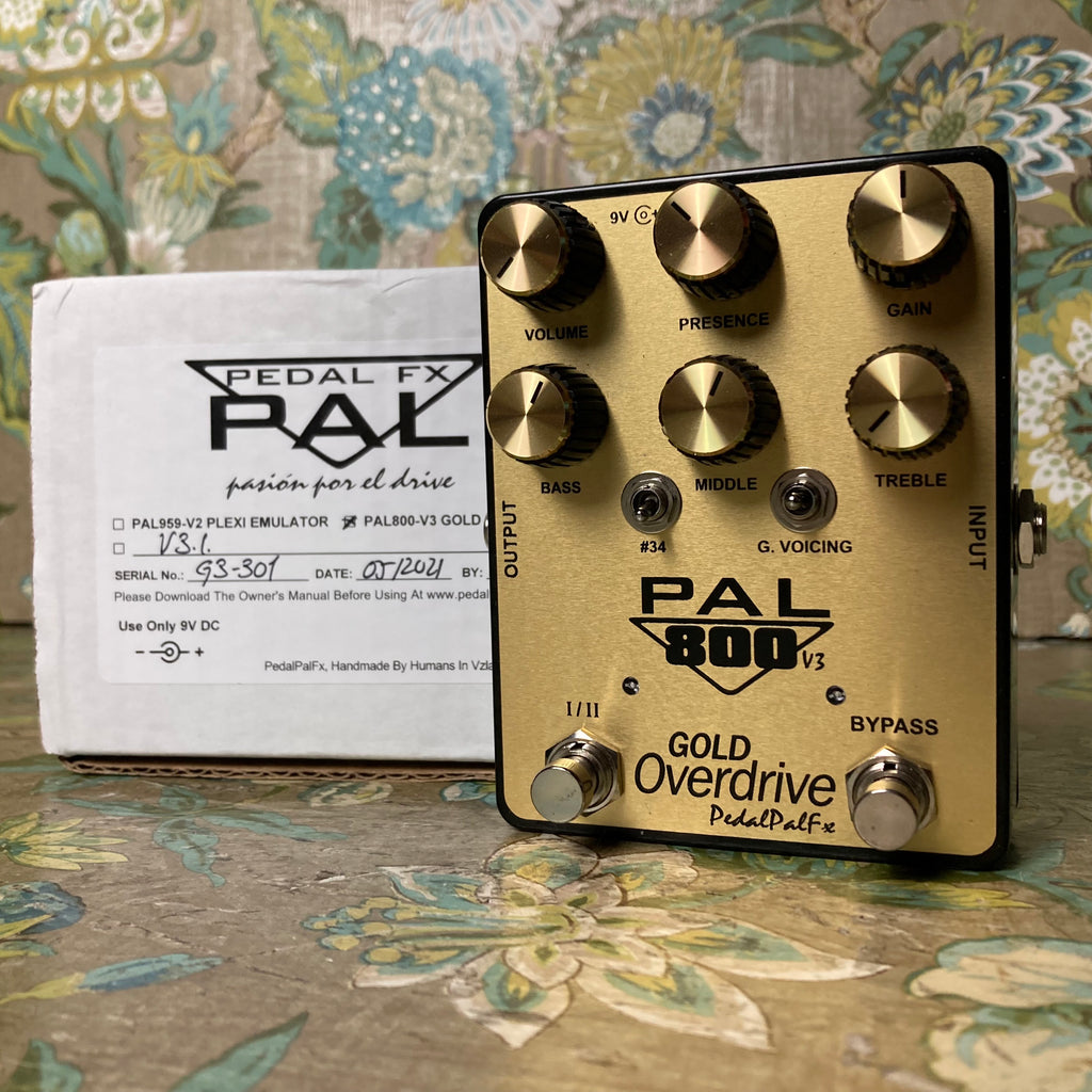 PedalPalFX PAL 800 v3 Gold Overdrive – eastside music supply