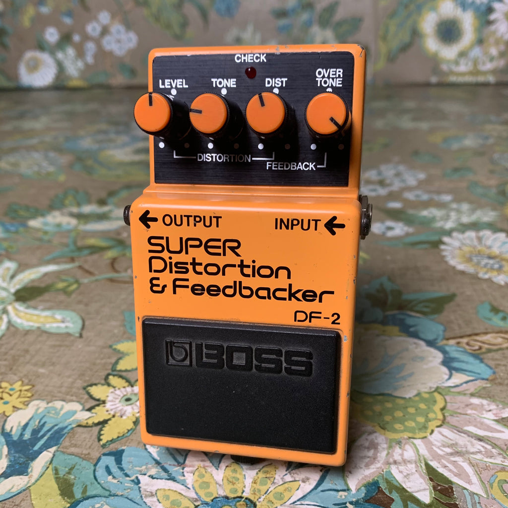 Boss DF-2 Super Distortion & Feedbacker Black Label Made in Japan