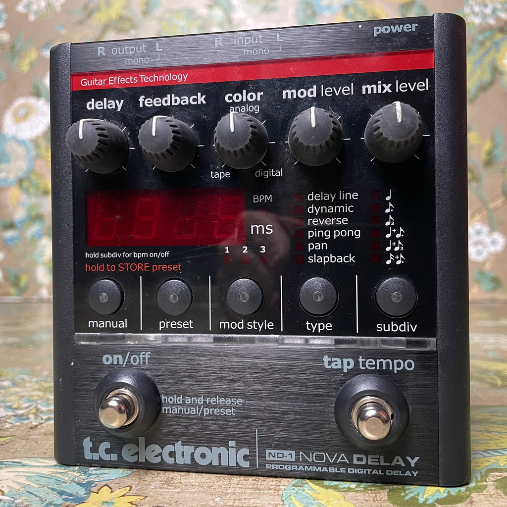 TC Electronic Nova Delay ND-1 – Eastside Music Supply