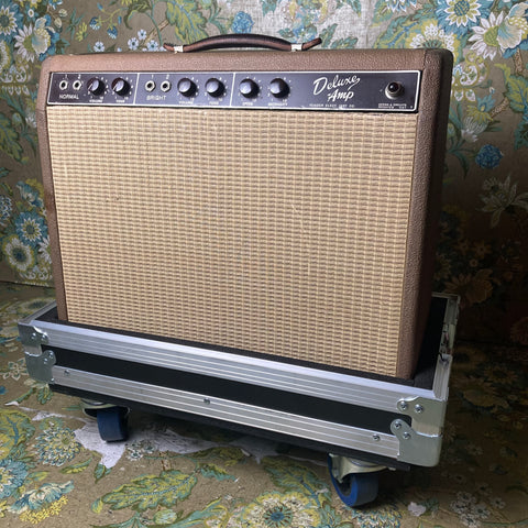 Fender Deluxe 6G3 Brownface 1962 with Road Case