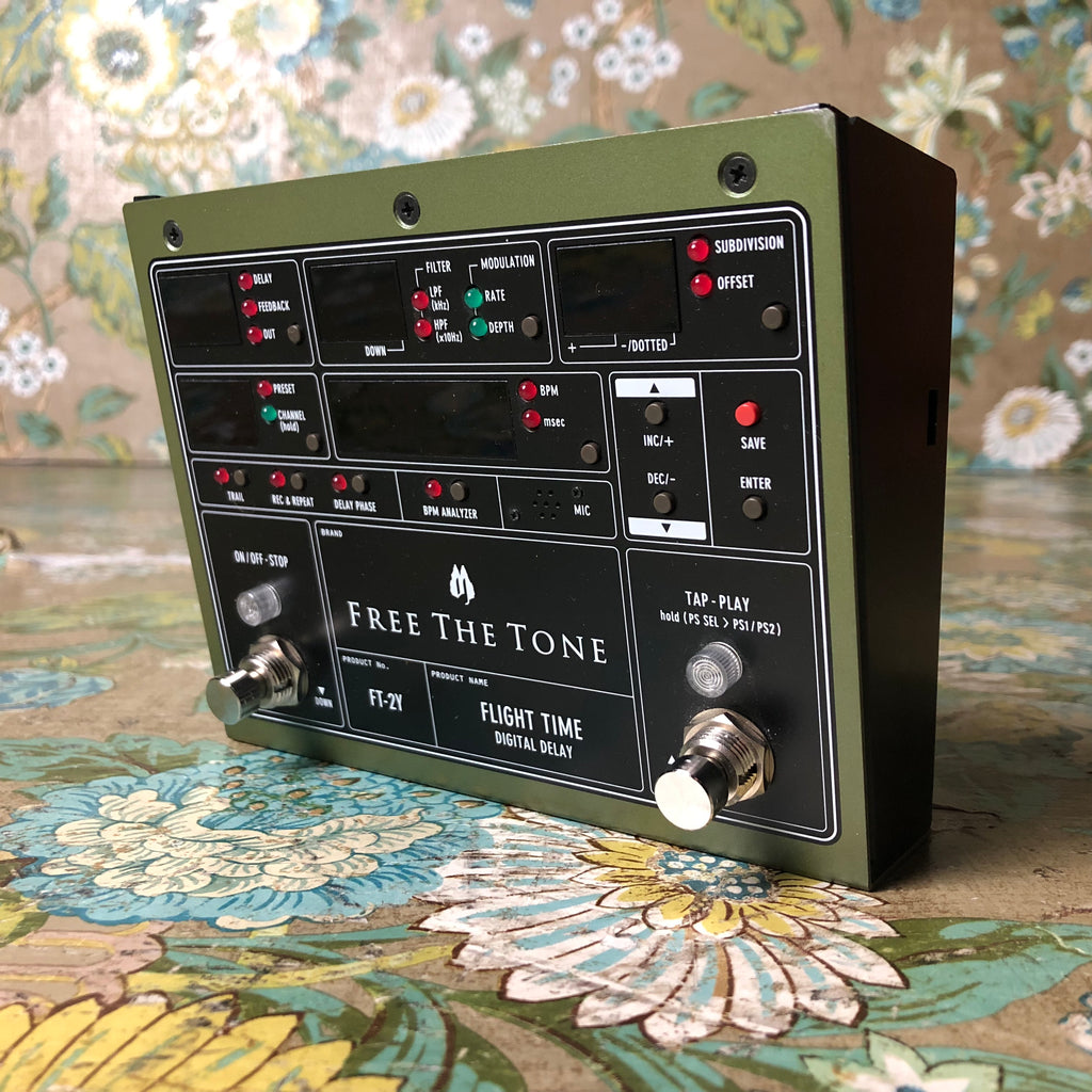 flight time delay pedal Free The Tone Flight Time Digital Delay – eastside music supply