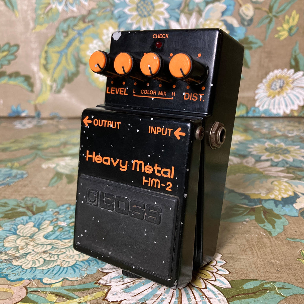 hm 2 pedal Boss HM-2 Heavy Metal MIJ Black Label 1983