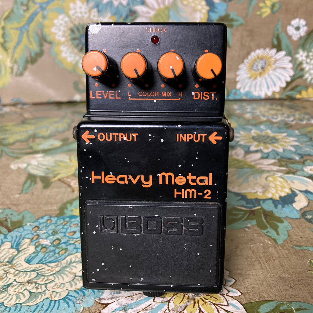 boss hm 2 heavy metal pedal Boss HM-2 Heavy Metal MIJ Black Label 1983