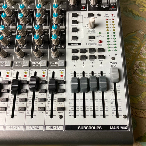 Behringer Xenyx 2442FX 24-Input 4/2-Bus Mixer and USB/Audio