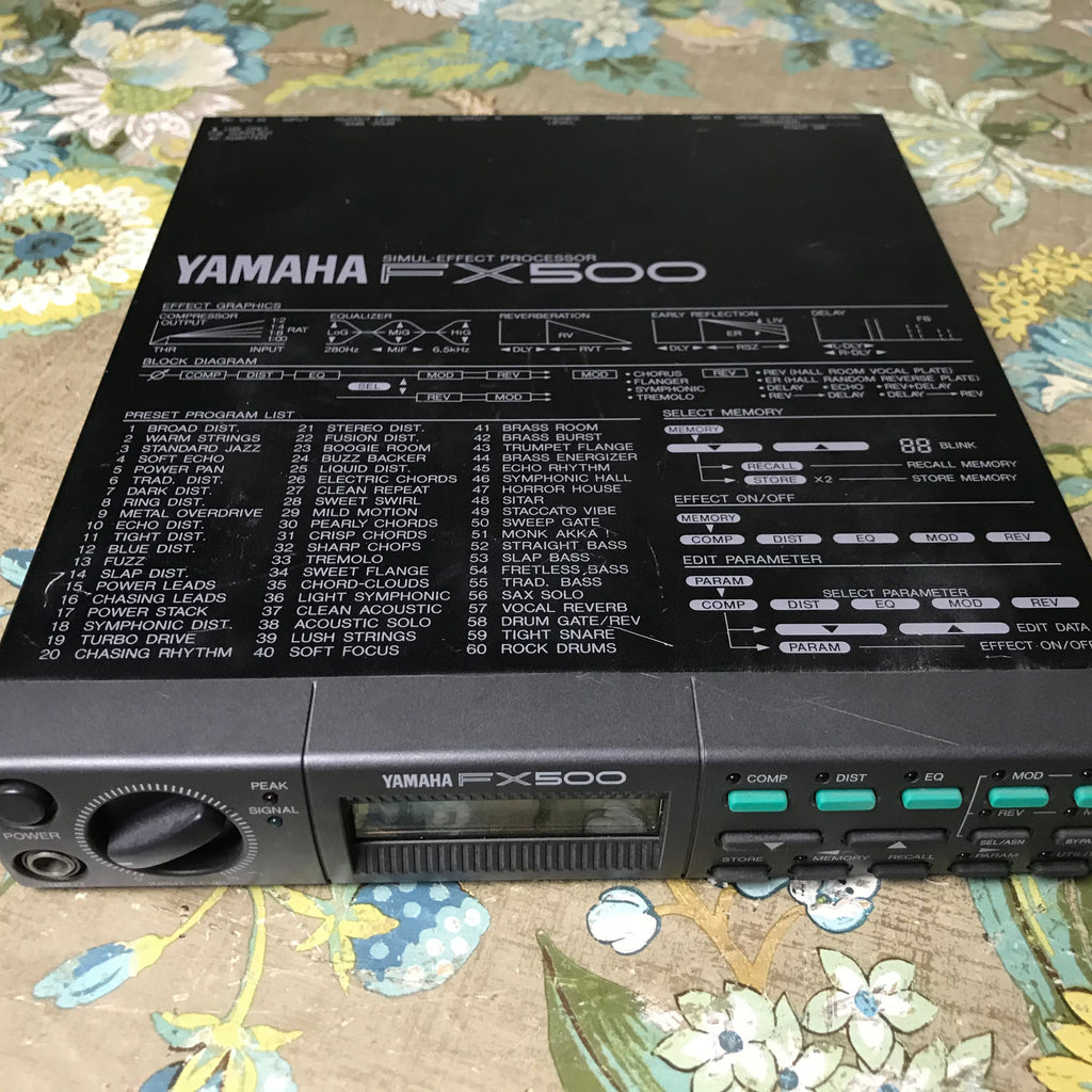 Yamaha FX500 Simul-Effect Unit – eastside music supply