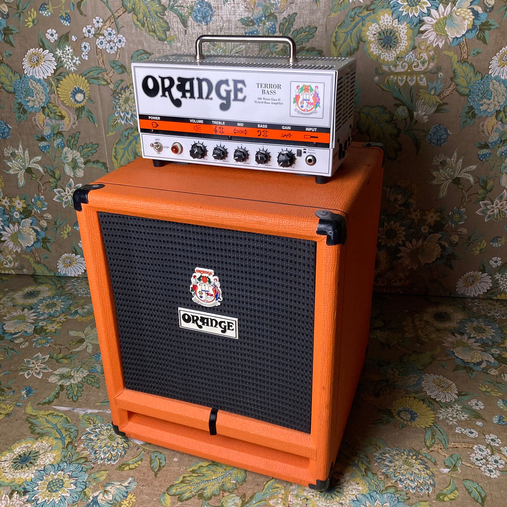 Orange head store and cab