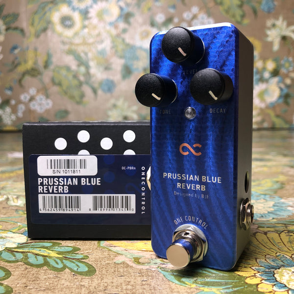 One Control Prussian Blue Reverb – eastside music supply